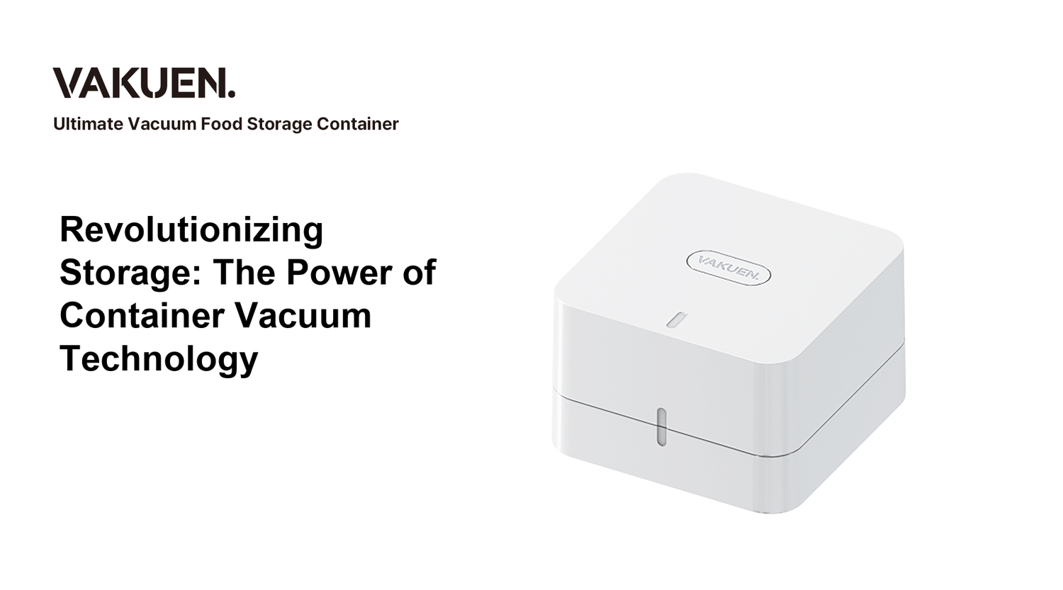 Revolutionizing Storage: The Power of Container Vacuum Technology