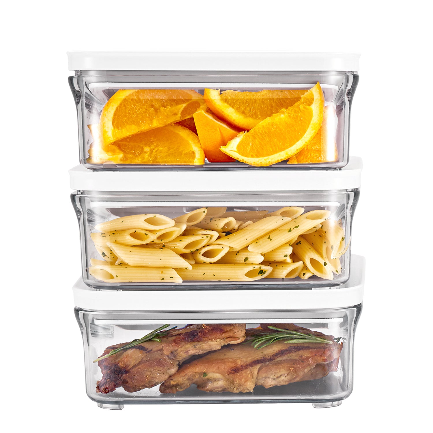 Vacuum Airtight Food Storage Containers, Meal Prep 3PC-SET