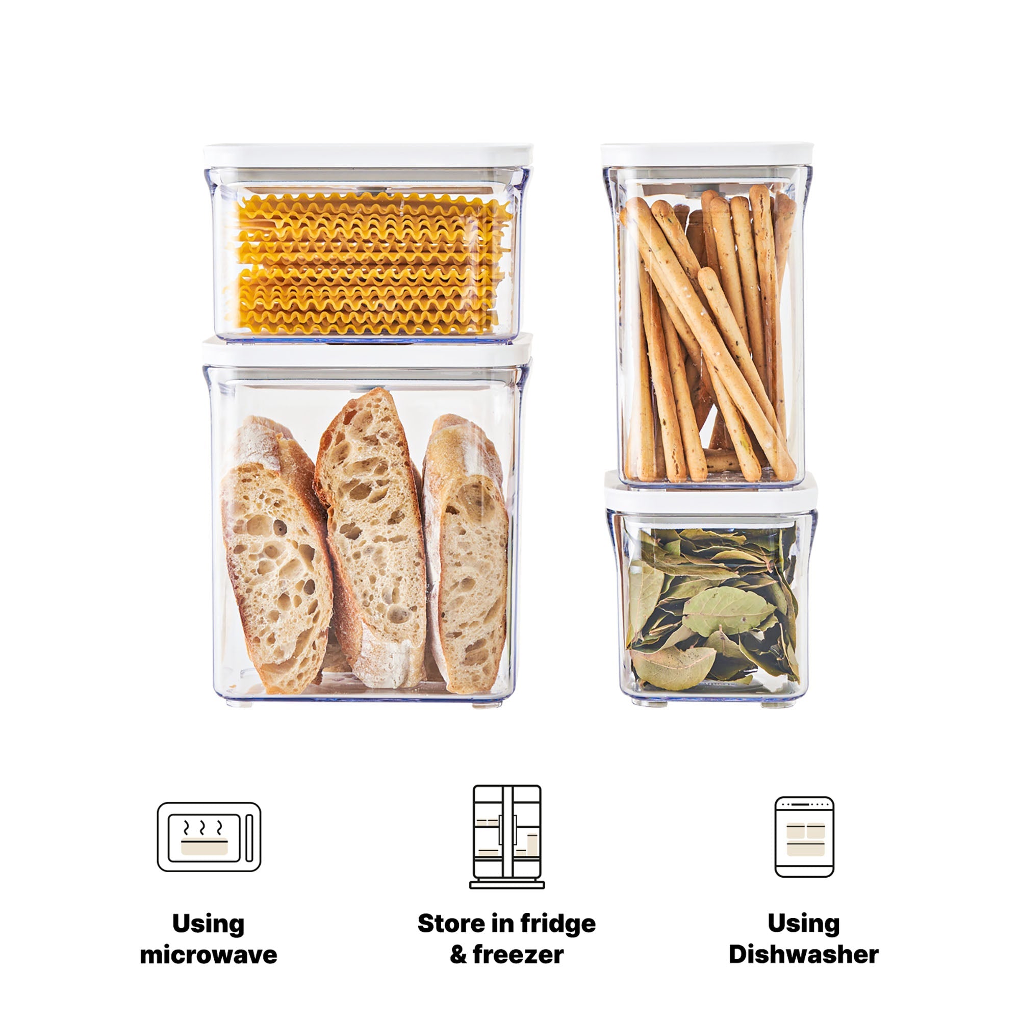 Vacuum Airtight Food Storage Container - 4pc