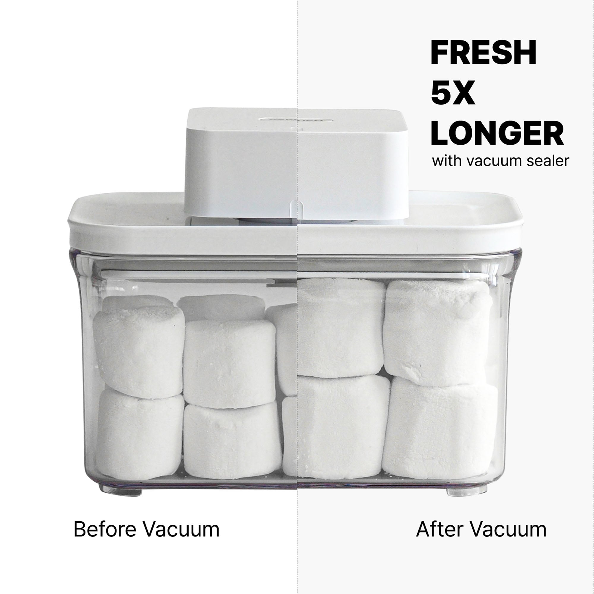 Vacuum Airtight Food Storage Container - 4pc