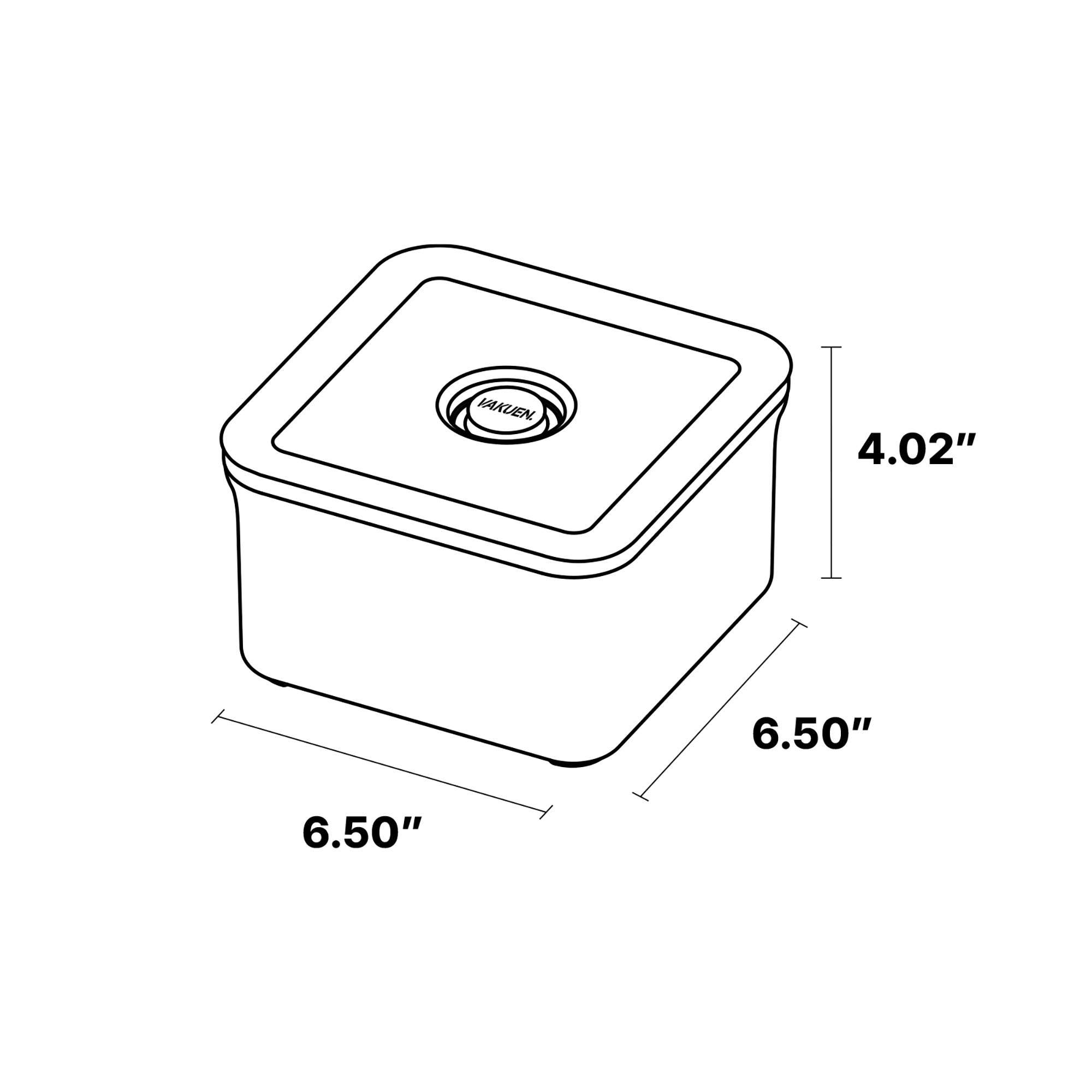 Vacuum Airtight Food Storage Container 1.48qt - 2pc