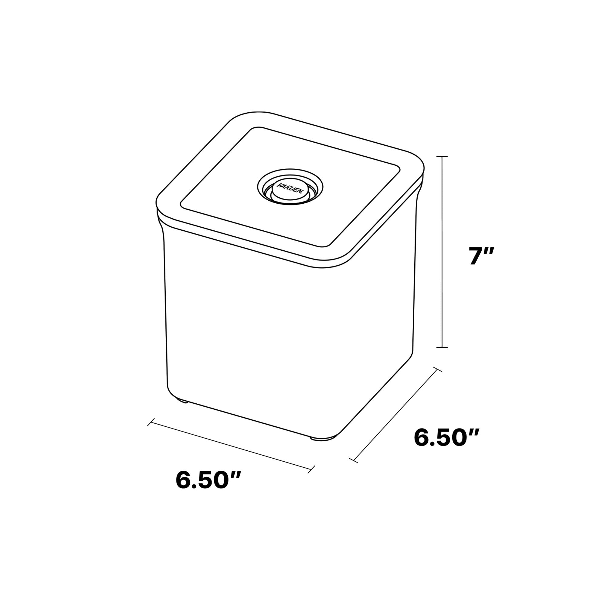 Vacuum Airtight Food Storage Container 3.28qt - 1pc